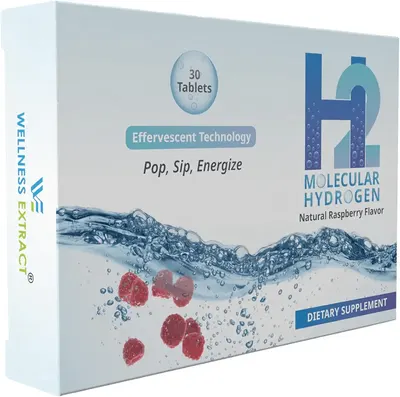 Main Images for Wellness Extract H2 Molecular Hydrogen Water Tablets with effervescent Technology for…