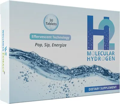 Main Images for Wellness Extract H2 Molecular Hydrogen Water Tablets with effervescent Technology for…