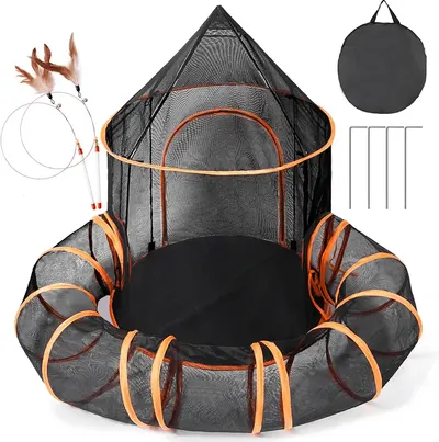Main Images for Odoland Outdoor Cat Tent Tunnel Large