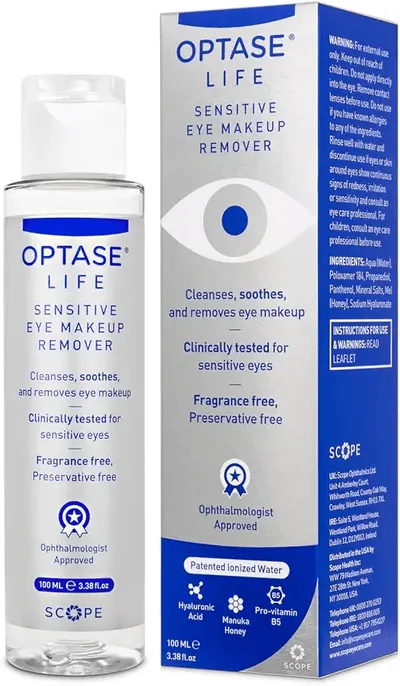 Main Images for Optase Life Sensitive Eye Makeup Remover