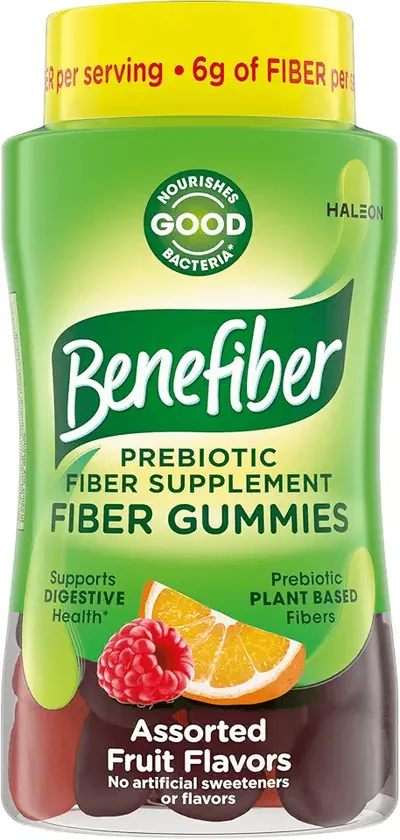 Main Images for Benefiber Prebiotic Fiber Supplement Gummies for Digestive Health
