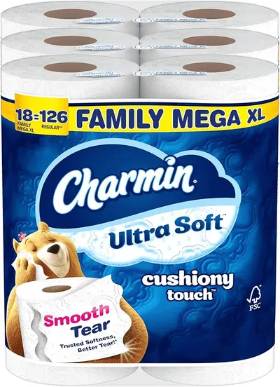 Main Images for Charmin Toilet Paper Ultra Soft Cushiony Touch