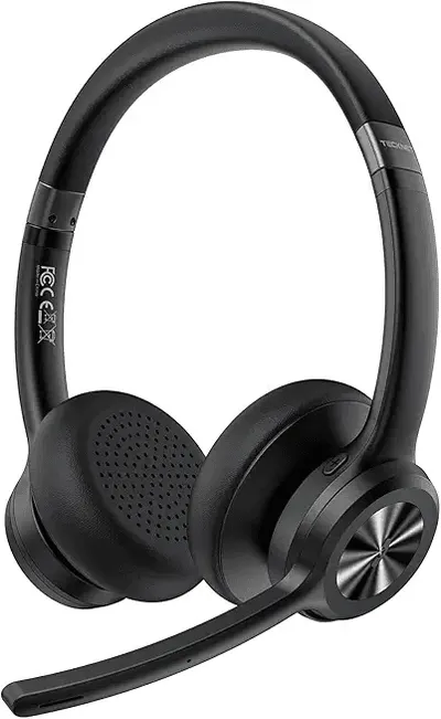 Main Images for TECKNET Bluetooth Headset Wireless Headset with Microphone Noise Canceling