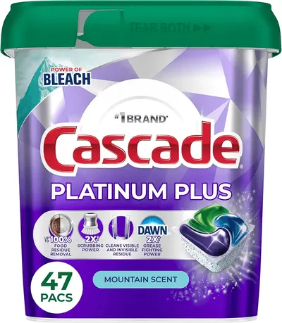 Main Images for Cascade Platinum Plus Dishwasher Pods