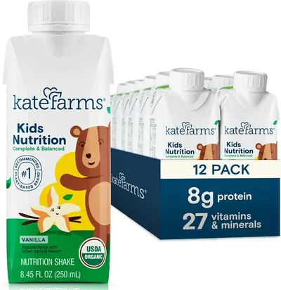 Main Images for KATE FARMS Organic Kids Nutrition Vanilla Shake