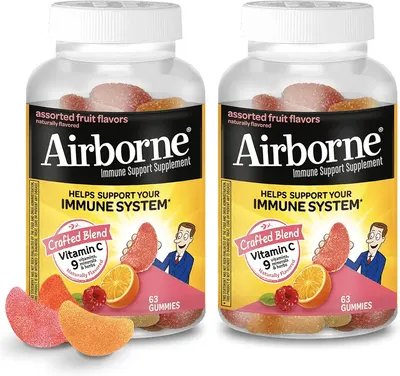 Main Images for Airborne 750mg Vitamin C Gummies for Adults