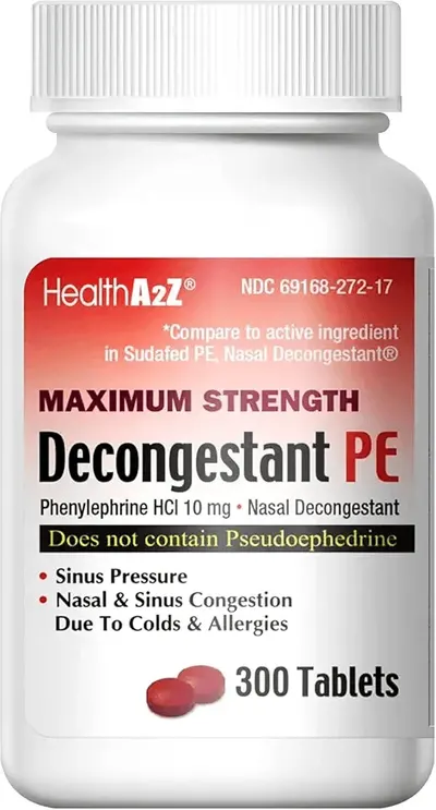 Main Images for HealthA2Z® Decongestant PE