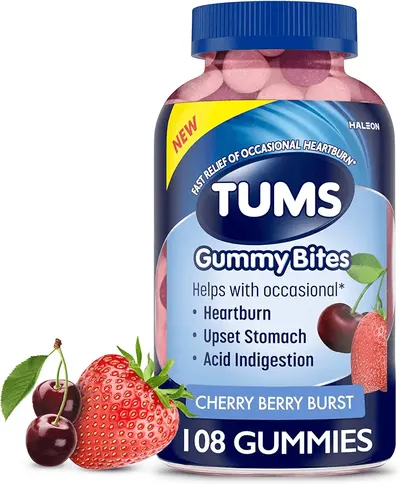 Main Images for TUMS Gummy Bites Dietary Supplement for Occasional Heartburn Relief