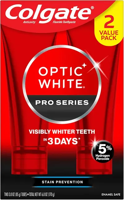 Main Images for Colgate Optic White Pro Series Whitening Toothpaste with 5% Hydrogen Peroxide