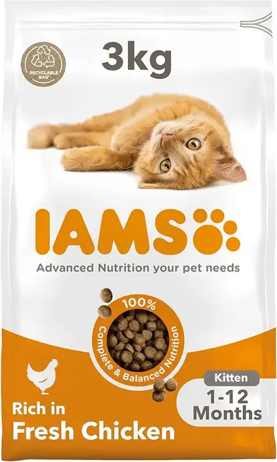 Main Images for IAMS for Vitality Dry Kitten Food with Fresh Chicken
