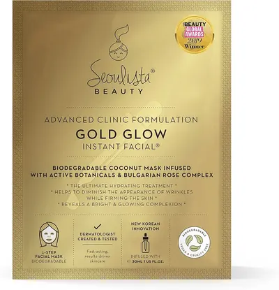 Main Images for Seoulista Beauty Advanced Clinic Formulation Gold Glow Instant Facial