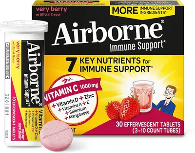 Main Images for Airborne 1000mg Vitamin C with Vitamin D & Zinc