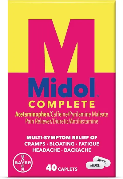 Main Images for Midol Complete Menstrual Pain Relief Caplets