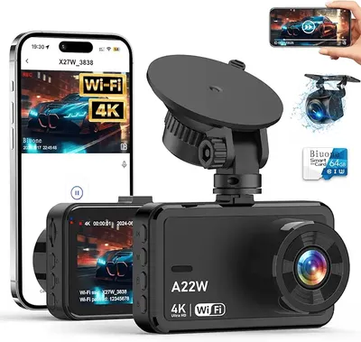 Main Images for Dash Cam Front and Rear