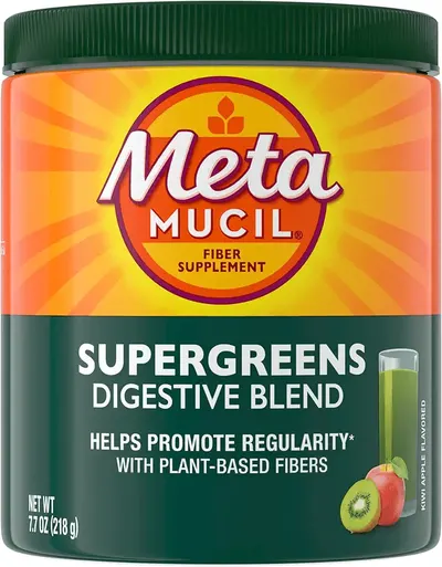 Main Images for Metamucil Greens SuperFood Powder Fiber Supplement for Digestive Health* and Regularity*
