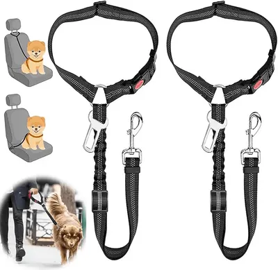 Main Images for Dog Car Seat Belts 2 Pcs