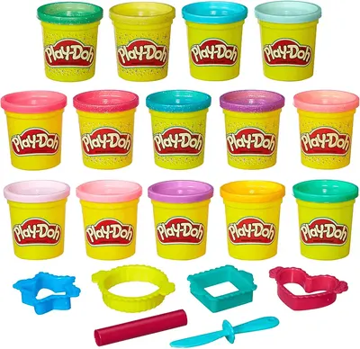 Main Images for Play-Doh Sparkle and Bright 14 Pack