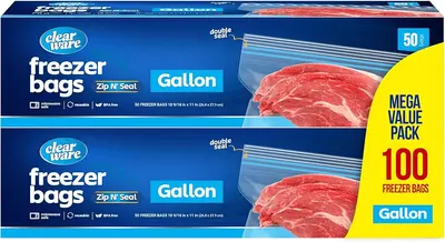 Main Images for Gallon Freezer Bags