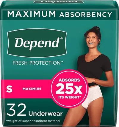 Main Images for Depend Fresh Protection Adult Incontinence & Postpartum Bladder Leak Underwear for Women