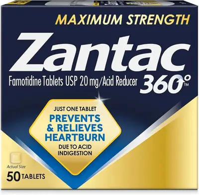 Main Images for Zantac 360 Maximum Strength Tablets