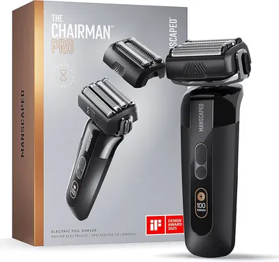 Main Images for MANSCAPED® The Chairman™ PRO Men’s Electric Foil Face Shaver