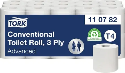 Main Images for Tork 110782 extra soft toilet rolls T4 / 3-ply tissue rolls advanced quality /…