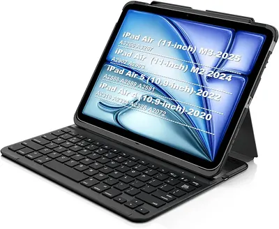 Main Images for Arteck iPad Air 11-inch/Air 5th 4th Generation Keyboard Case