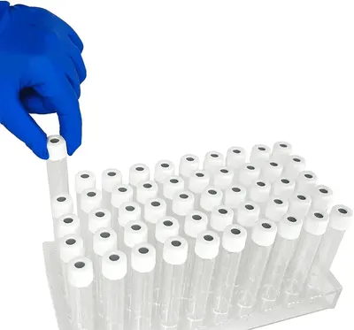Main Images for ALWSCI 100pcs 12 mL Glass Breathing Test Vials