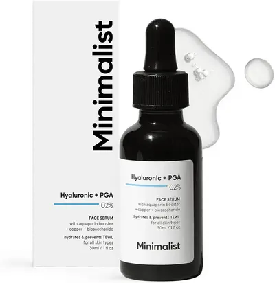 Main Images for Minimalist 2% Hyaluronic Acid + PGA Serum for Intense Hydration