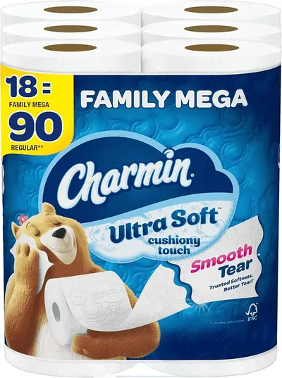 Main Images for Charmin Toilet Paper Ultra Soft Cushiony Touch