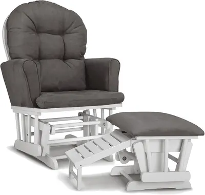 Main Images for Graco Parker Semi-Upholstered Glider and Nursing Ottoman