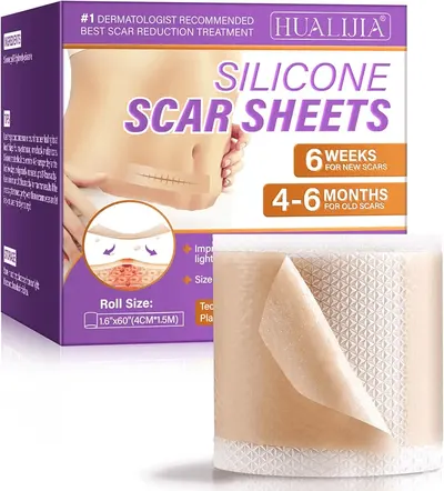 Main Images for Silicone Scar Tape (1.6”x 60” Roll-1.5M)