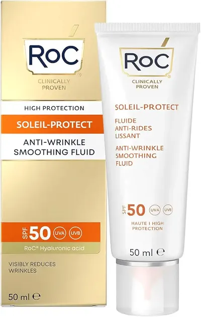 Main Images for RoC Soleil-Protect Anti-Wrinkle Smoothing Fluid SPF50+