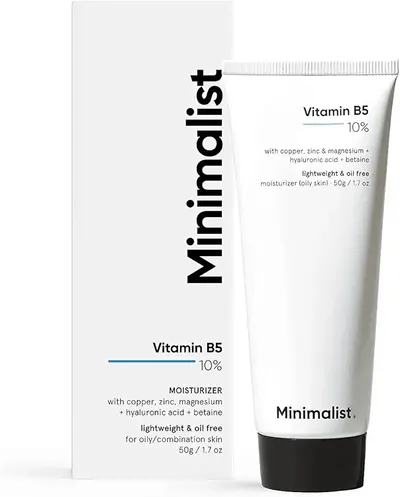Main Images for Minimalist Vitamin B5 10% Oil Free Fast Absorbing Lightweight Face Moisturizer Gel For…