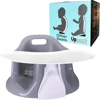 Main Images for Upseat Baby Floor Seat Booster Chair for Sitting Up with Removable Tray for Meals and…