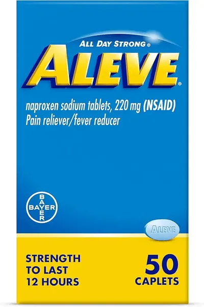 Main Images for Aleve Pain Relief Naproxen Sodium Caplets ‐ 50 Count