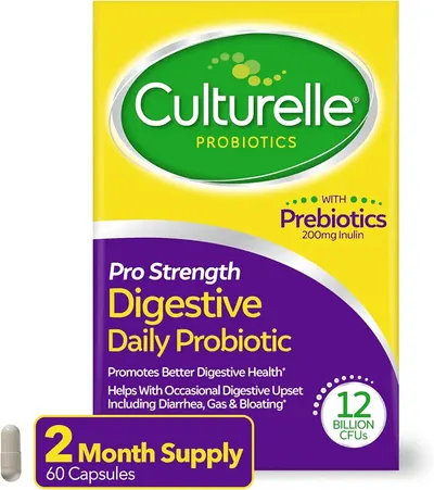 Main Images for Culturelle Pro Strength Daily Probiotics For Digestive Health (2 Month Supply) with…