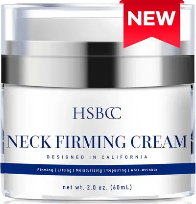 Main Images for HSBCC Neck Cream for Tightening and Firming: Acetyl Hexapeptide-8 Retinol Shea Butter…