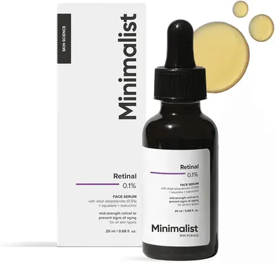 Main Images for Minimalist 0.1% Retinal Face Serum for Anti Aging