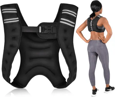 Main Images for Suzmei Weight Vest 6.5lb /3KG with Reflective Stripes