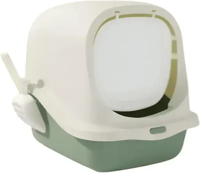 Main Images for Enclosed Cat Litter Tray Box with Scoop