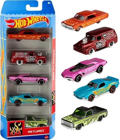 Main Images for Hot Wheels 1:64 Scale Die-Cast Toy Cars 5-Pack