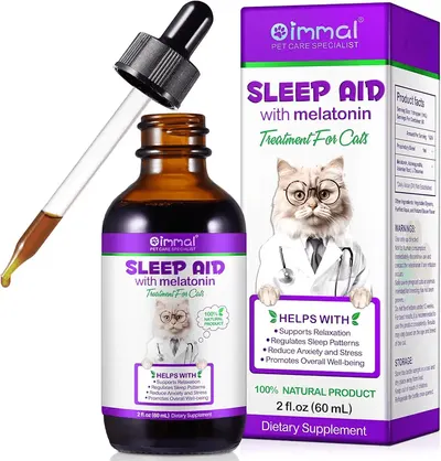 Main Images for Melatonin For Cats Cat Calming Cat Sleep Aid Cat Melatonin Cat Anxiety Relief Relaxants…