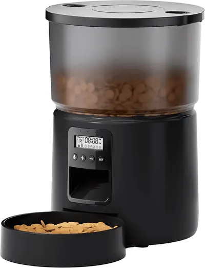 Main Images for Automatic Cat Feeder Dry Food: Cat Feeder with Timer