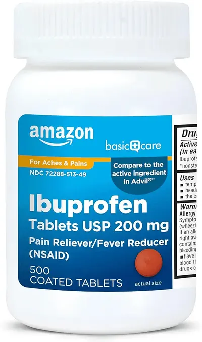 Main Images for Amazon Basic Care Ibuprofen Tablets 200 mg