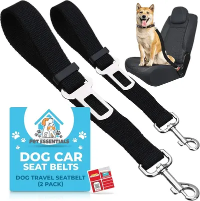 Main Images for SOL 2pk Dog Car Seat Belts