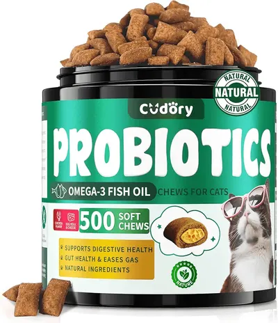 Main Images for Cat Probiotics Soft Chews for Digestive & Gut Support