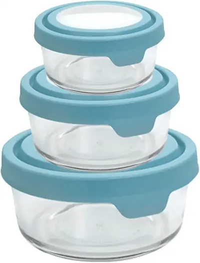 Main Images for Anchor Hocking TrueSeal Round Glass Food Storage Containers with Airtight Lids