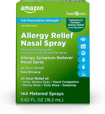 Main Images for Amazon Basic Care 24-Hour Allergy Relief Nasal Spray