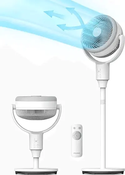 Main Images for Pelonis Ultra-Quiet 3D Oscillating Pedestal Fan with Remote Control
